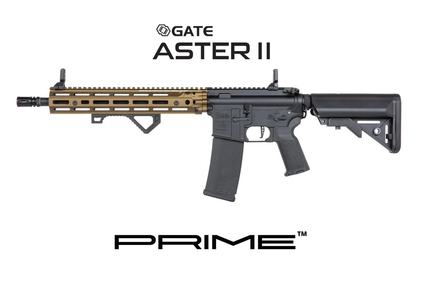 Specna Arms Daniel Defense® RIS III 12,5'' SA-P28 Prime™ Carabina Aster II ETU con motore brushless Nero-Chaos Bronze